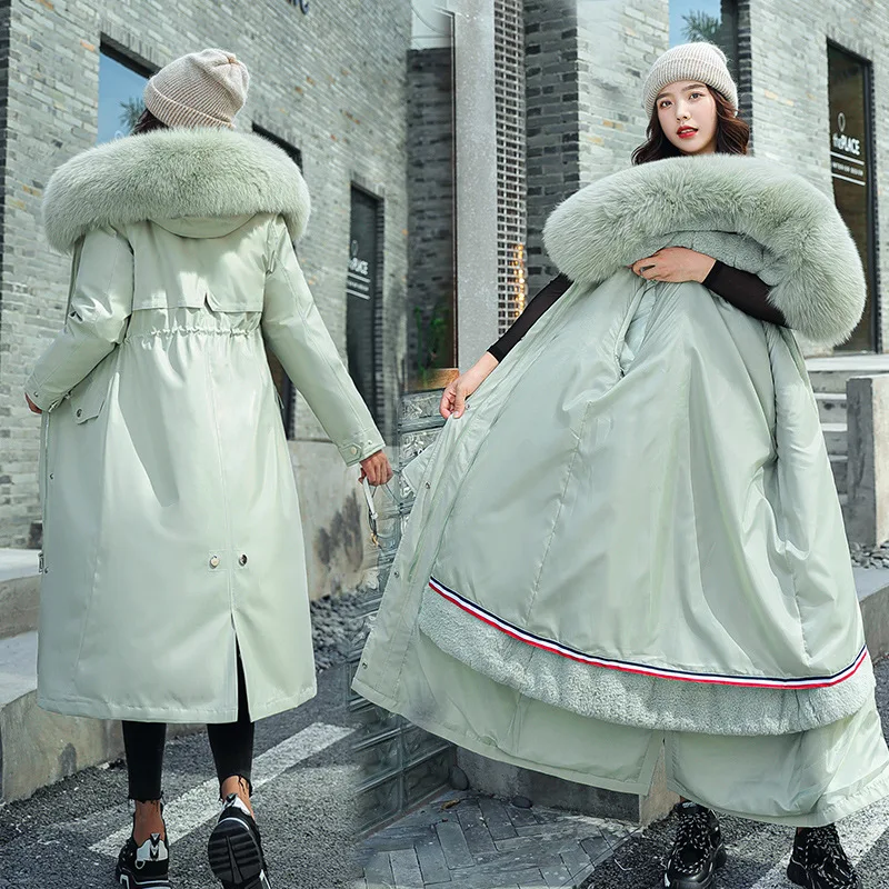 

Women's Warm Jacket Winter Oversize X-Long Plus Size Coat Female Parkas Boutique Women Clothing 2020 Ladies Coats and Jackets