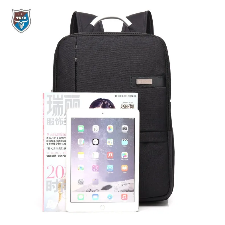 

Processing Solid Color Canvas Backpack Men 14-Inch 15-Inch Korean-style Computer Backpack