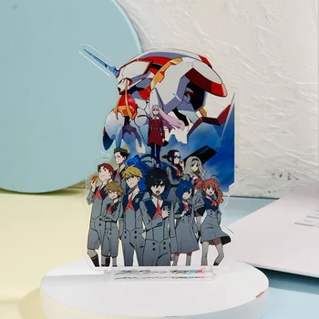 

Anime DARLING in the FRANXX 02 Zero Two Acrylic Stand Figure Desktop Decoration Collection Model Toy Doll Gifts