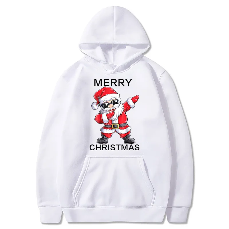 

Men's hoodies Christmas anime Pattern Oversized Loose Long sleeve 2020 clothe Plus velvet Crewneck Sweatshirt Fashion Pullovers