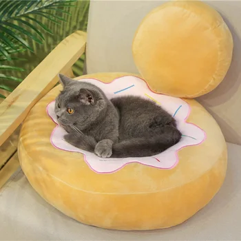 

Creative Donuts-shape Warm Cozy Pet Cat Beds House Sleeping Bag removable,washable and portable indoor with thick cushion
