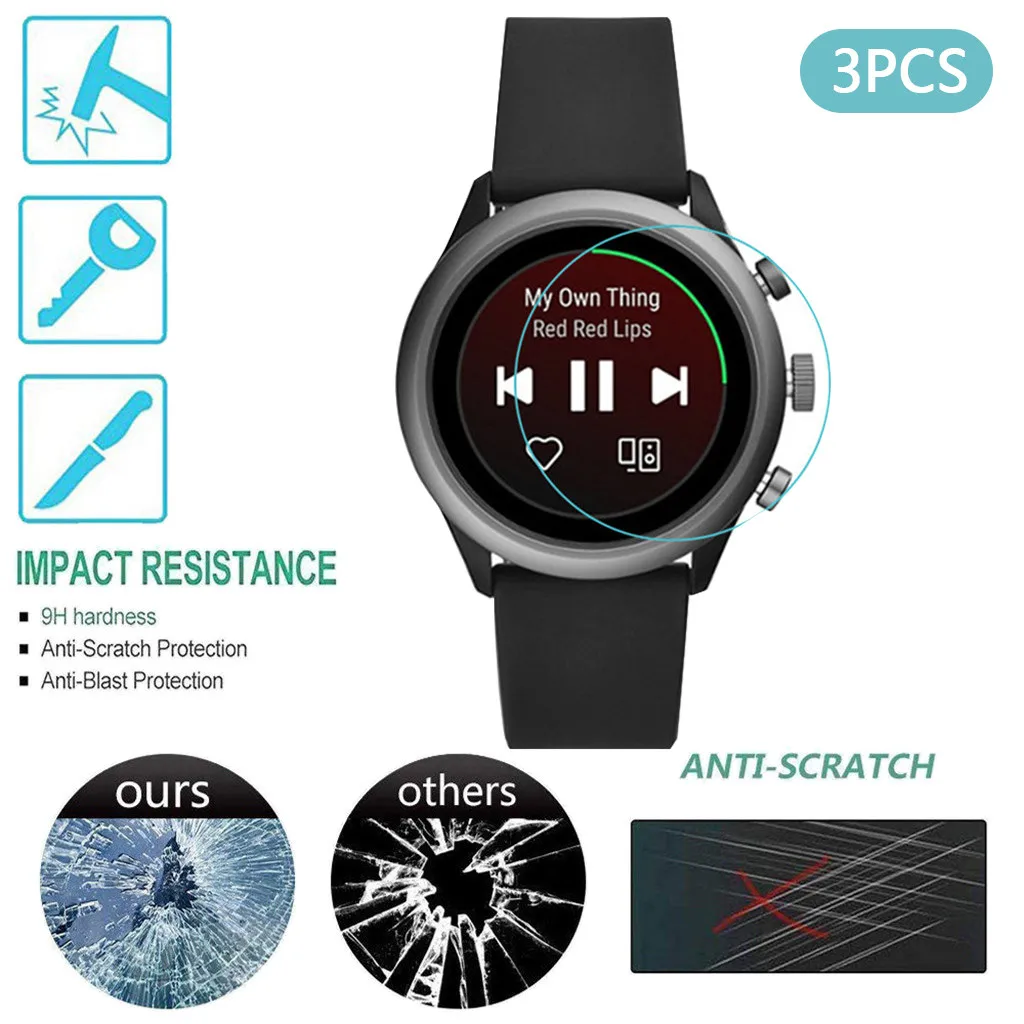 watch screen protector fossil