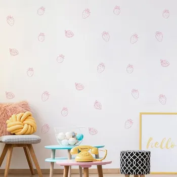

6pcs/set Mini PVC Sticker Cute Fruit Stickers Multi-function Stationery Stickers For Computer Cup Kitchen Livingroom Decoration