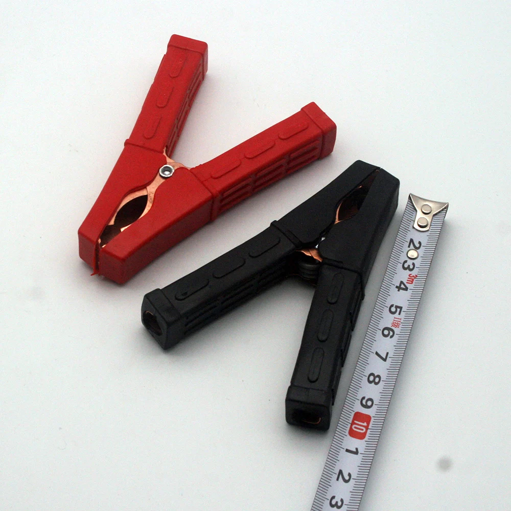 Alligator Clips Electric Test Clamp 2pcs 100A For Car Battery Chargers