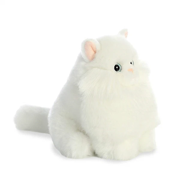 Aurora 30cm Totoro Big Shiny Eyes Doll Frise Stuffed Plush Toy Cute Kitty Animal Cat Simulation Pets Fluffy Dolls Birthday Gifts