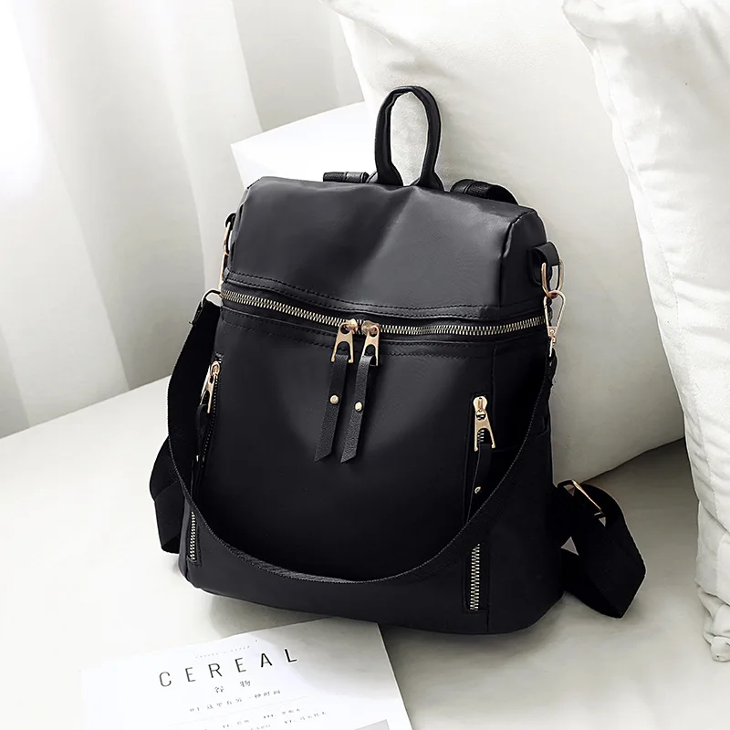 Рюкзак на одно плечо женский стиль двойного назначения многофункциональный рюкзак Повседневная модная сумка большая емкость холст Scho