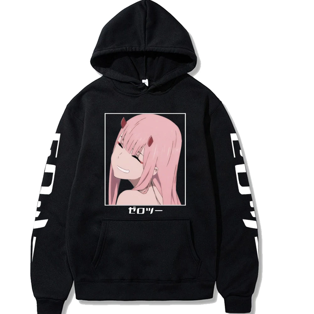 Vendedor Caliente Zero Two-Sudadera con capucha para hombre y mujer, ropa para parte superior masculina, de Darling In The Franxx, estilo Harajuku zWzKEoV9BVK