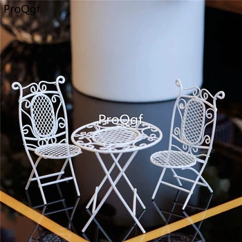 

1 Set Ngryise mini succulent world statue table and chair garden decoration