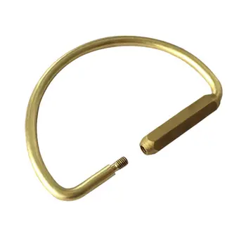 

Brass Key Chain Buckle Rings Snap Hook Luggage Hardware for DIY Zipper Pulls