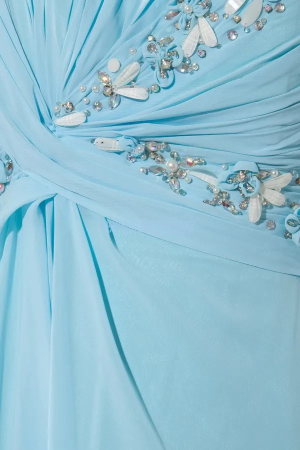 Одно плечо vestido de noiva Формальное Бисероплетение на заказ шифоновое сексуальное платье На Выпускной платья подружек невесты