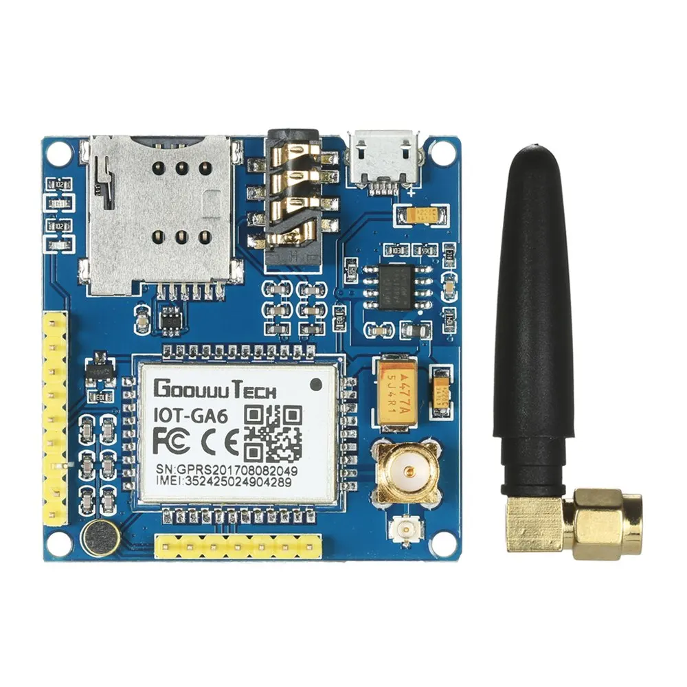 GPRS A6 Pro серийный GPRS GSM модуль ядро Developemnt плата с антенной