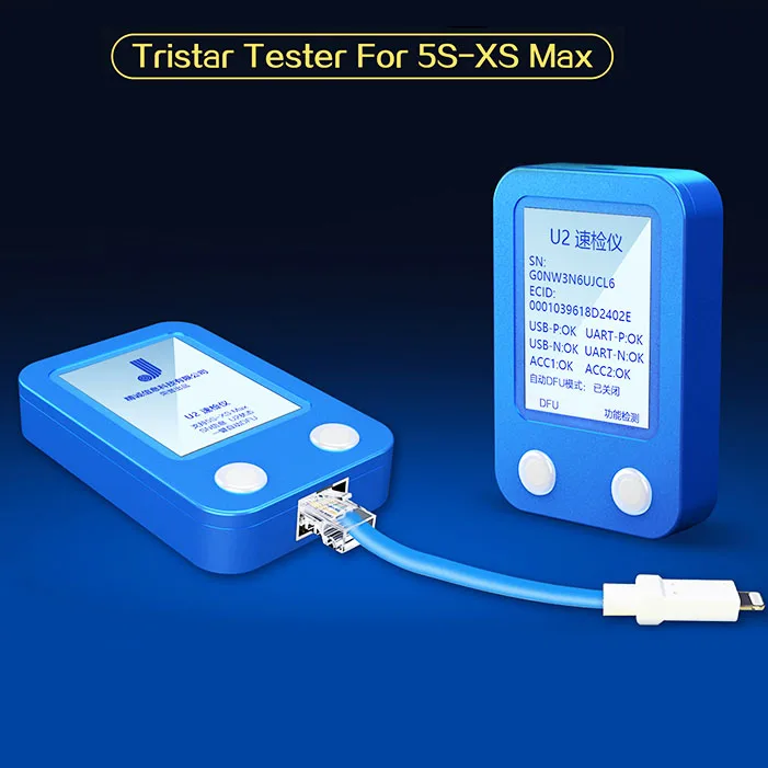 JC U2 чип Tristar тестер для iPhone Xs Max/Xs/XR/8 Plus/8 Plus/7 Plus/6 S Plus/6 S/6 Plus/6 S/5S