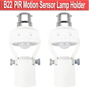 

Sale Sensor Light Lamp Socket Adapter Infrared Sensor Adapter Dimmable Lamp Bulb Adapter Suitable For B22 to E26/E27 Base Sale