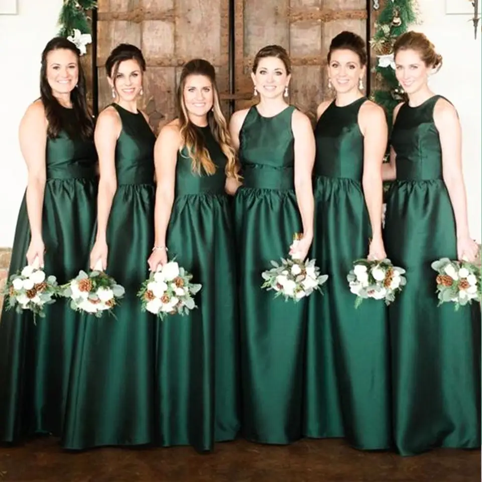 green bridesmaid dresses cheap