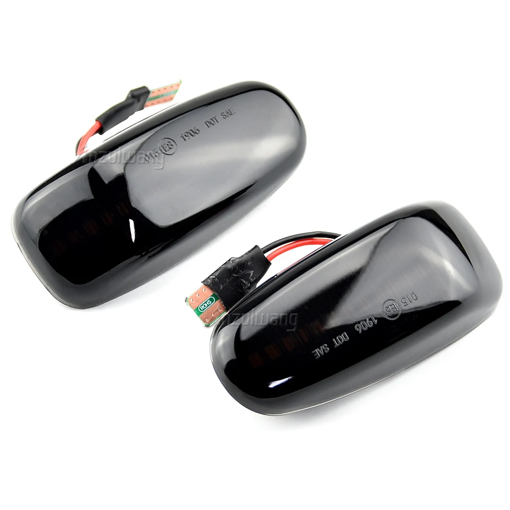

2PCS Led Dynamic Side Marker Turn Signal Indicator Light Sequential Blinker fit For Mercedes BENZ W210 W202 W208 R170 Vito W638