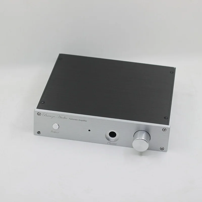 Mini Size W210 H45 D188 Headphone AMP PUS Chassis DIY Aluminum Power Amplifier Cases Rear Classic Eearphone Box 2204E