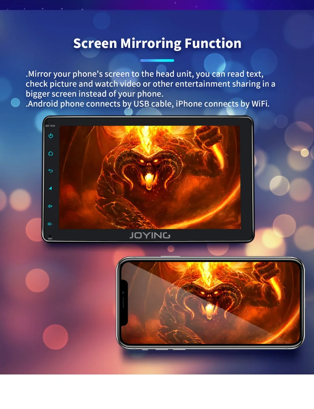 Perfect JOYING Android 8.1 9" Universal Car Radio  head unit BTSupport Fast boot/Mirror link/Split Screen built in DSP Stereo player DSP 17 Perfect JOYING Android 8.1 9" Universal Car Radio  head unit BTSupport Fast boot/Mirror link/Split Screen built in DSP Stereo player DSP 17