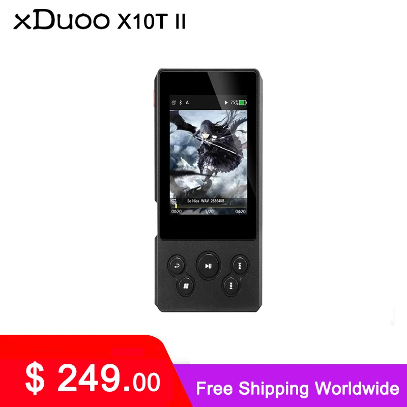 Xduoo X10t Ii Portable High Resolution Lossless Dsd Music Player Dap Support Optical Output Mp3