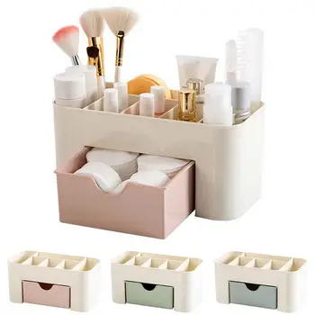 

Adjustable Drawer Style Make Up Storage Box Plastic Sundries Cosmetic Container Divider Desktop Sundries Fragrance Finishing Box