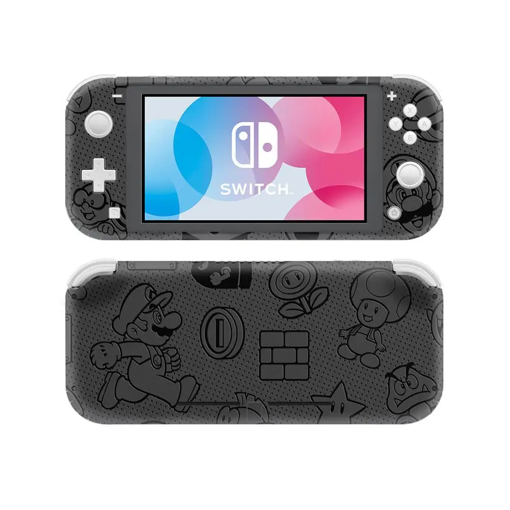 Защитные виниловые наклейки для Nintendo Switch Lite консоли контроллера NS Mini аксессуары для игр - Цвет: C