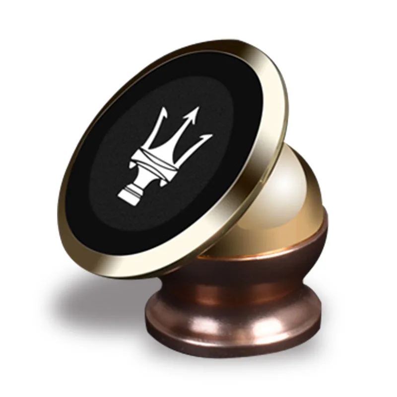 

Magnetic Sucker Mobile Phone Bracket Car Mounted Multi-functional 24K Car 360-Degree Rotating Magnet Magnetic Bracket