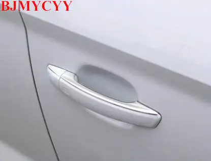 BJMYCYY автомобильный Стайлинг из нержавеющей стали декоративные блестки для автомобильной наружной двери для Audi A3