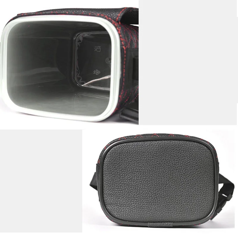 Tesla Back Seat Garbage Can