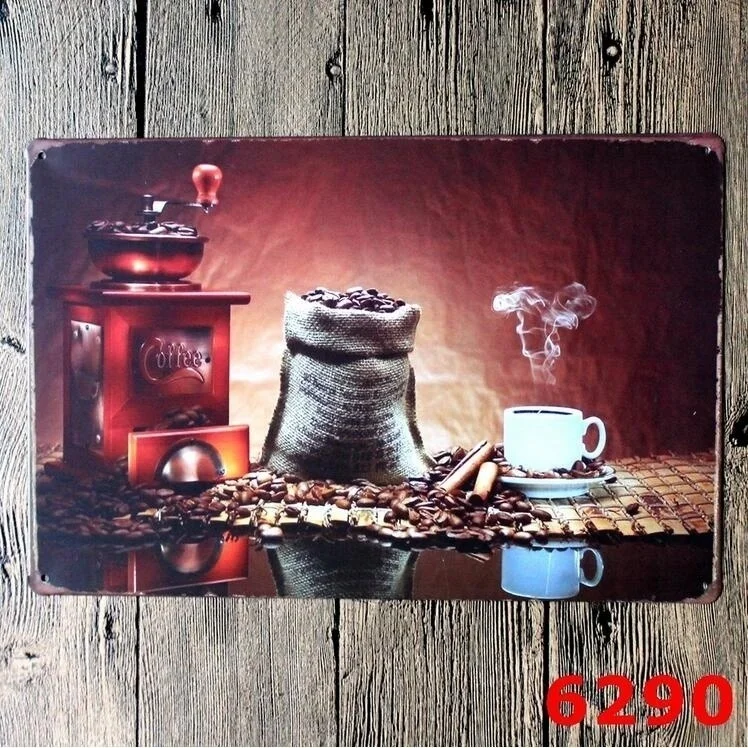 6290 Кофейное меню знать свой кофе 8*12 дюймов металлическая жестяная вывеска кофе Паб Клуб галерея плакат Tps винтажная табличка настенная кафе декоративная пластина - Цвет: 6290