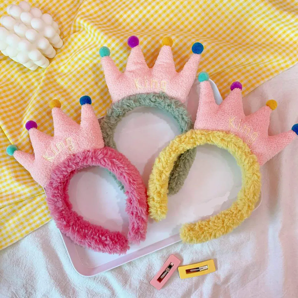 

Sweet hair hoop female face wash headband cute headdress crown hairpin headband