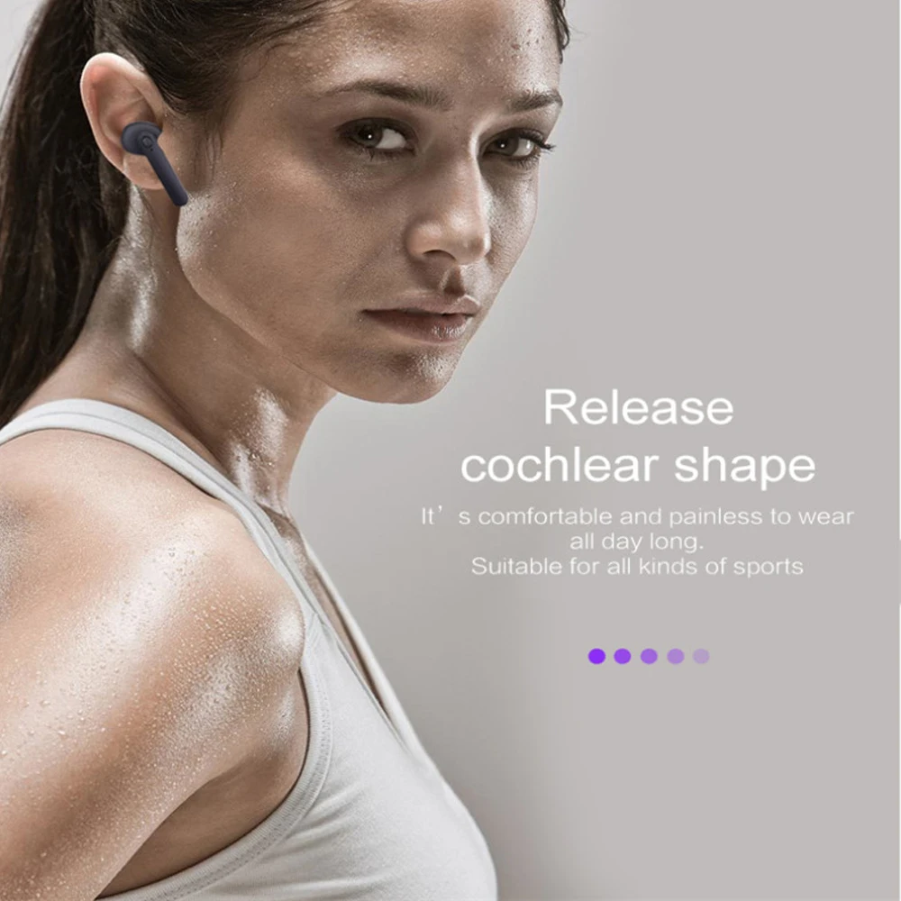 DT-5 TWS, беспроводные Bluetooth наушники, Bluetooth 5,0, стерео, водонепроницаемые, мини наушники, HD вызов, 2000 мА/ч, зарядка, кабина для телефона