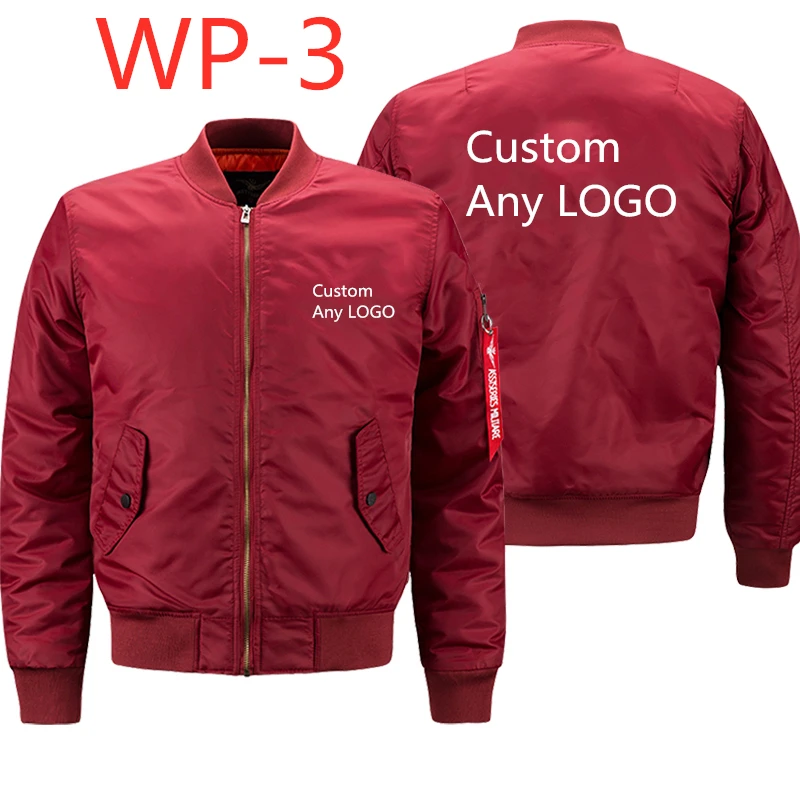 WP-3, куртка пилота, мужская, модная, английский стиль, одноцветная, Осень-зима, куртка пилота, на молнии, с карманом, бейсбольная форма, мужская куртка