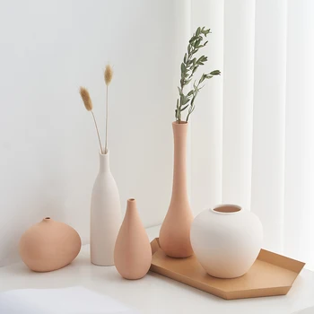 Ceramic Nordic Home Flower Vase Tabletop Decorative Accessories