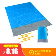 Водонепроницаемая пляжная подстилка на открытом воздухе Портативный Пикник анти свободный от песка коврик кемпинг коврик матрас, Кемпинг одеяло для пикника