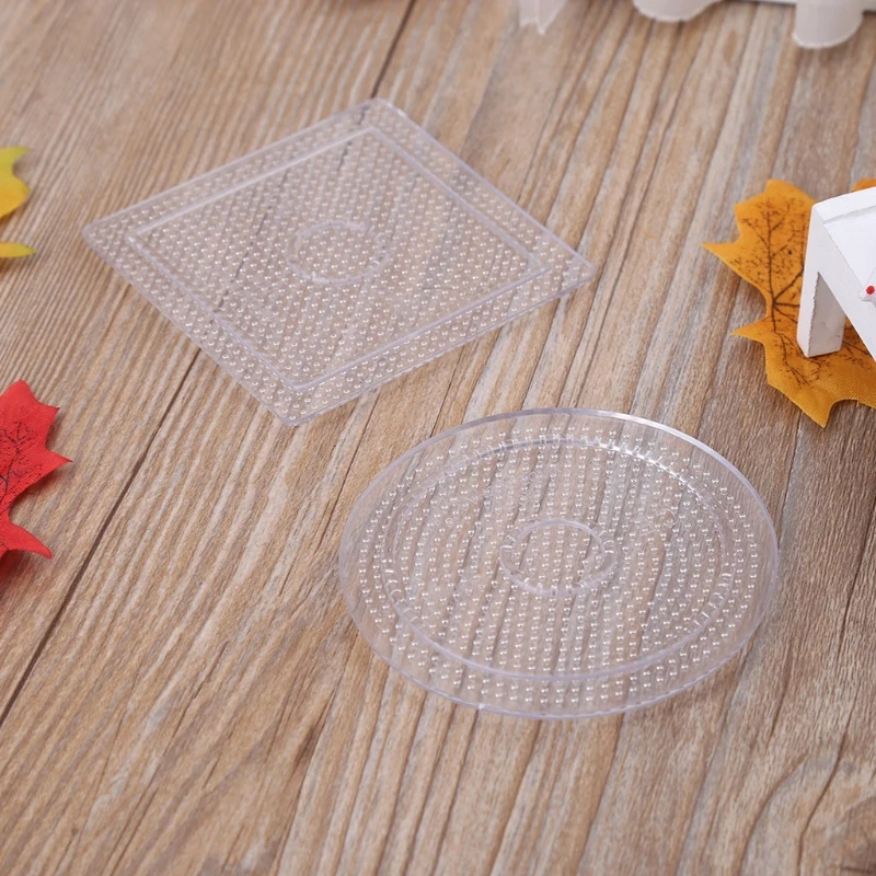 4 шт Diy прозрачные формы шаблон головоломки для 2,6 мм Хама бусины Perler бисер 634F