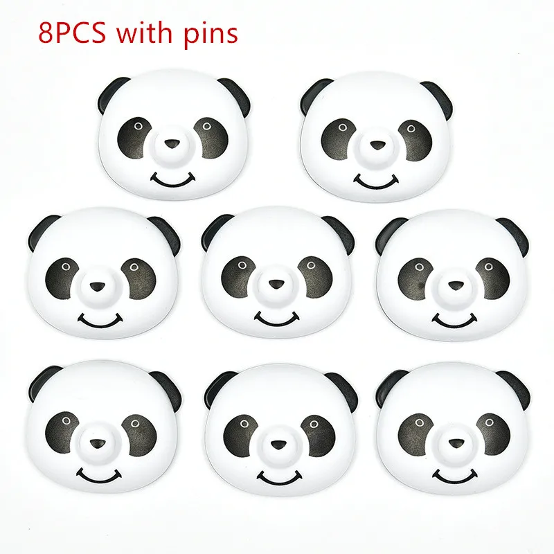 D 8pcs with pins 8 шт./1 шт. зажим для одеяла держатель панда Пряжка стеганное одеяло крепление симпатичная Кровать Простыня фиксатор нескользящее одеяло Магнитный антиподвижный лист зажим кнопка - Цвет: D 8pcs with pins