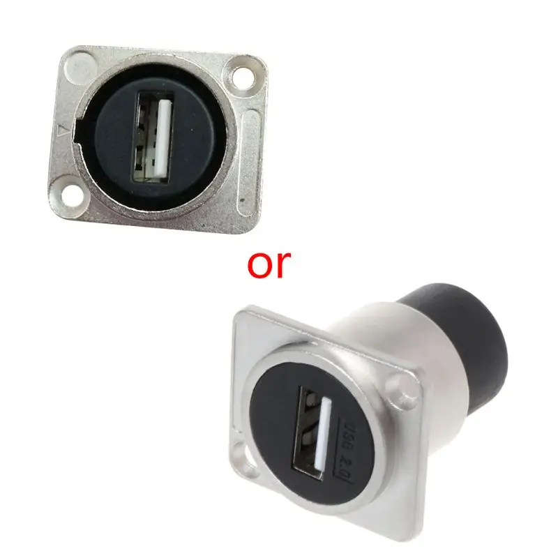 Разъем USB 2,0 D, металлический разъем «Мама-мама», разъем для модуля, разъем USB, панель, Монтажный держатель, адаптер, поддержка H37E
