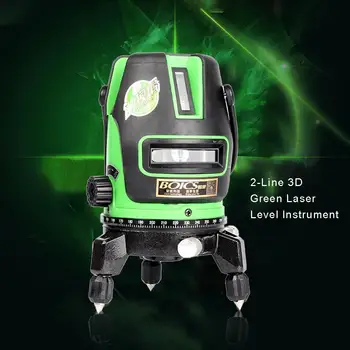 

2 Lines Self-leveling Laser Level Green Beam Cross Vertical Laser Instruments High-precision Tools for Indoor and Outdoor