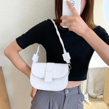 

Youth Ladies Simple Versatile Bag Women Stone Pattern Leather Tote Shoulder Bag Elegant Crossbody Underarm Handbag