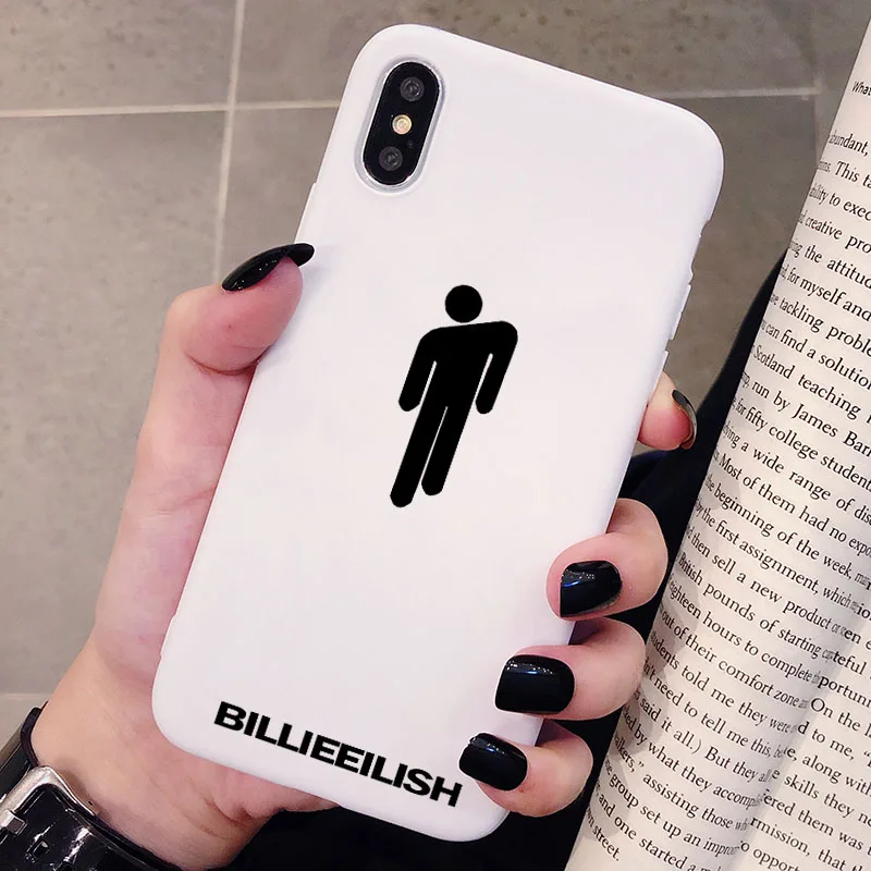 Billie Eilish чехол с логотипом для Xiaomi Redmi Note 8 7 6 5 5A 4 4X K20 Pro силиконовый чехол Мягкий защитный чехол из ТПУ для телефона - Цвет: P2White