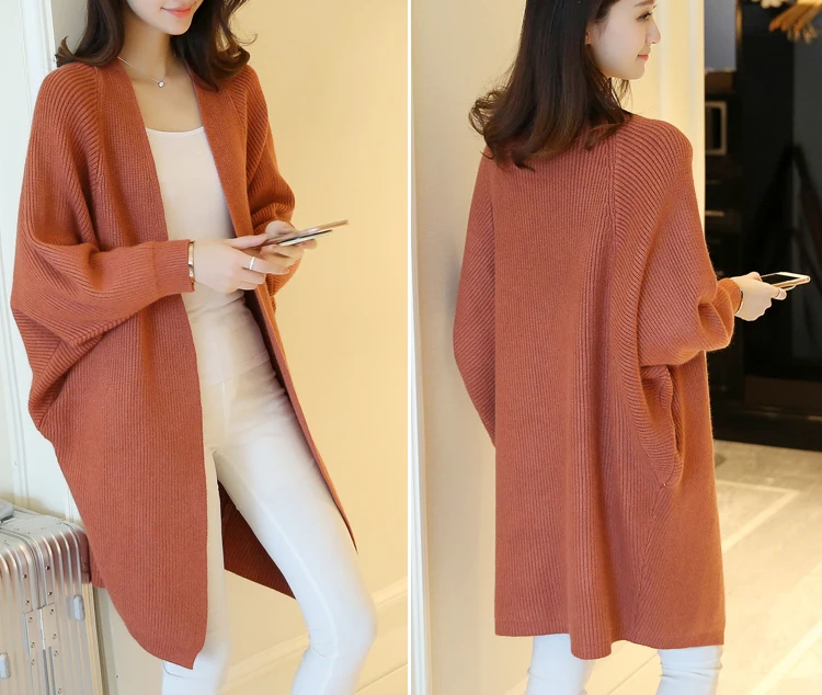 

2020 Autumn New Style Korean Loose Padded Bat Sweater