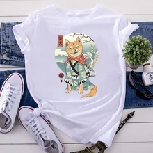 Best Offers Japanese Shiba Inu Landscape Painting Women T Shirts Vintage High Quality T-Shirts For Women'S Hip Hop Fashion Woman Clothing Best Offers Japanese Shiba Inu Landscape Painting Women T Shirts Vintage High Quality T-Shirts For Women'S Hip Hop Fashion Woman Clothing