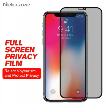 

100Pcs Full Coverage Private Screen Protector For iPhone 12 11 Pro Max XS XR 8 Plus 7 6 6S SE 2020 Antispy Tempered Glass Film