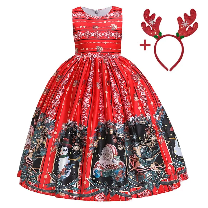 Рождественские детские платья для девочек; платье для церемоний; одежда для малышей; одежда с юбкой-пачкой; вечернее платье; vestidos robe Fille - Цвет: Red