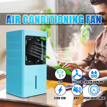 

12W Portable Air Conditioner Fan 1.3L Water Tank Conditioning Purifier Humidifier Desktop Air Cooler Personal Space Cooling