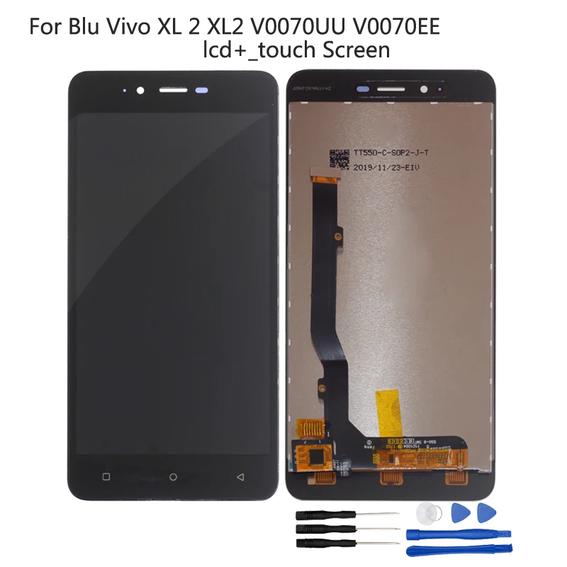 Для Blu Vivo XL 2 XL2 V0070UU V0070EE Полный ЖК дисплей сенсорный экран стекло дигитайзер