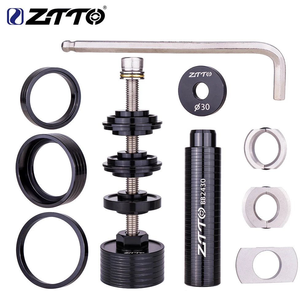 ZTTO MTB Bicycle Bottom Bracket Bearing Remove Install Tool Road Bike BB Press Fit 24mm 30mm  BB86 BB30 BB92 PF30 Repair Kit