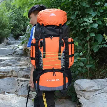 

Mountaineering Backpack Outdoors Field Survival High Capacity Camping Bag Backpack Traveling Backpack Durable Practical 7.3cm