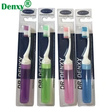 Denxy 6 шт., Ортодонтические зубные щетки для взрослых, v-образная отделка, Мягкая зубная щетка для чистки зубов, зубные брекеты, дорожная зубная щетка