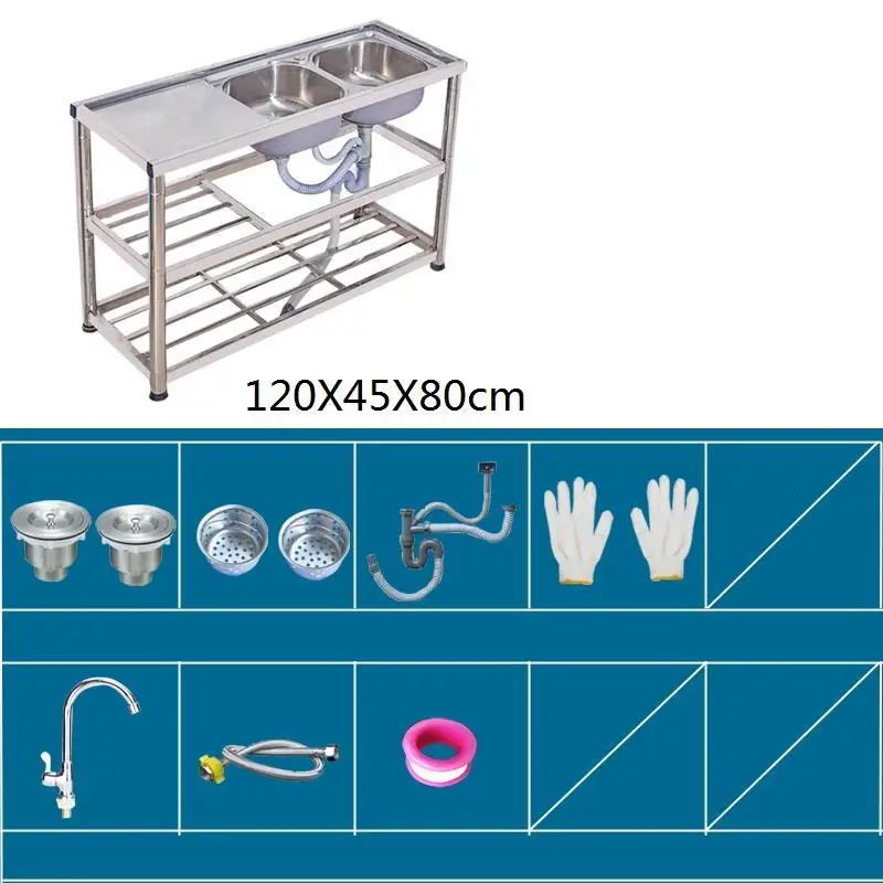 Faucet Portatil Integral Tarjas Para Wasbak Umywalka Lavandino Cucina Fregadero De Cocina Cuba Lavabo Pia Cozinha Kitchen Sink