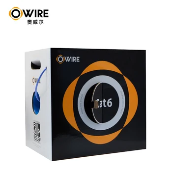 

Owire Standard Cat6 Ethernet Cable UTP High Quality Fire Resistant Ce/Rohs 8 Pair 8x0.56 305M Network Engineering Lan Cable